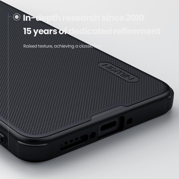 For Xiaomi Poco X7 Pro NILLKIN Frosted Shield Pro Magnetic Phone Case(Black) - Xiaomi Cases by NILLKIN | Online Shopping South Africa | PMc TechLife | Buy Now Pay Later Mobicred