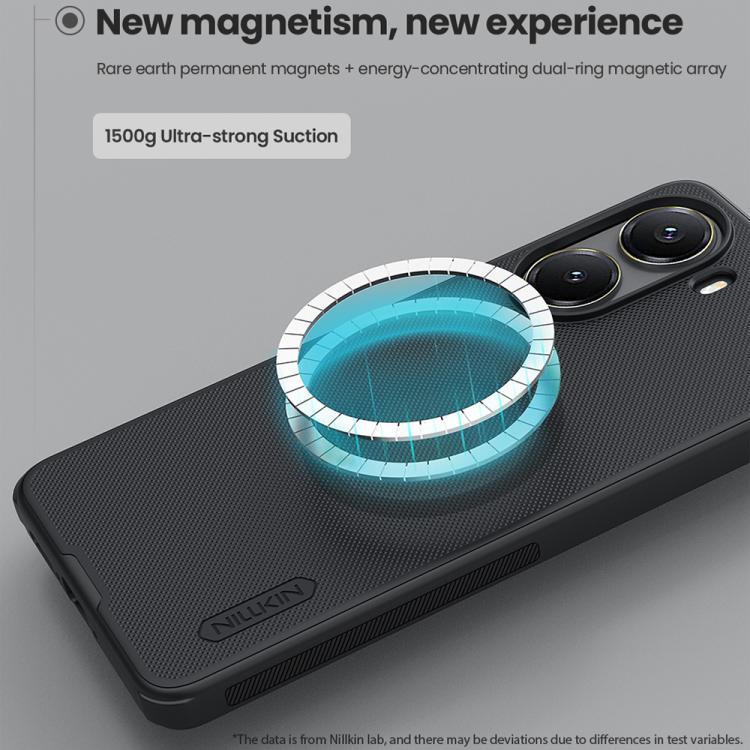 For Xiaomi Poco X7 Pro NILLKIN Frosted Shield Pro Magnetic Phone Case(Black) - Xiaomi Cases by NILLKIN | Online Shopping South Africa | PMc TechLife | Buy Now Pay Later Mobicred