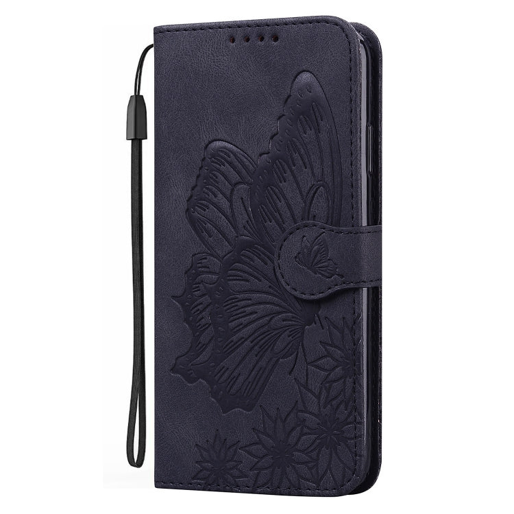 For Samsung Galaxy S25 5G Retro Skin Feel Butterflies Embossing Horizontal Flip Leather Phone Case(Black) - free shipping - PMC Jewellery - Order now!