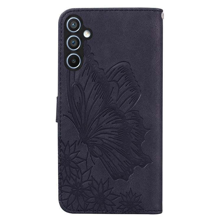 For Samsung Galaxy S25 5G Retro Skin Feel Butterflies Embossing Horizontal Flip Leather Phone Case(Black) - free shipping - PMC Jewellery - Order now!