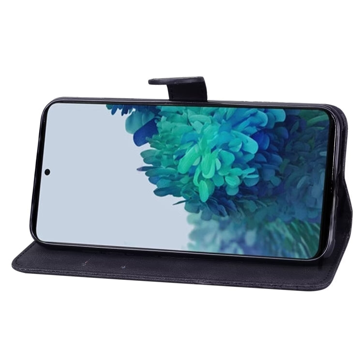 For Samsung Galaxy S25 5G Retro Skin Feel Butterflies Embossing Horizontal Flip Leather Phone Case(Black) - free shipping - PMC Jewellery - Order now!