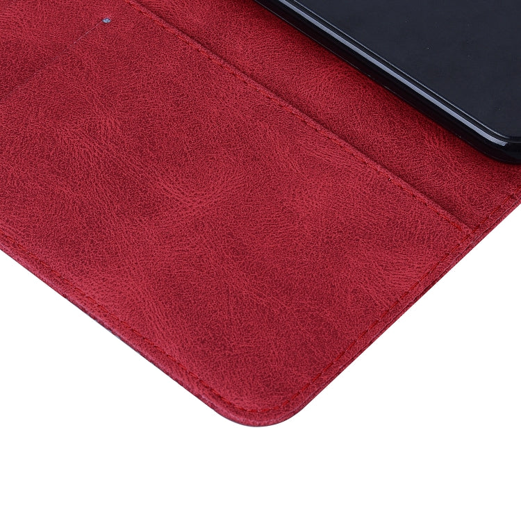 For Samsung Galaxy S25 Ultra 5G Retro Skin Feel Butterflies Embossing Horizontal Flip Leather Phone Case(Red) - Galaxy S25 Ultra 5G Cases by PMC TechLife | Online Shopping South Africa | PMC TechLife | Buy Now Pay Later Mobicred