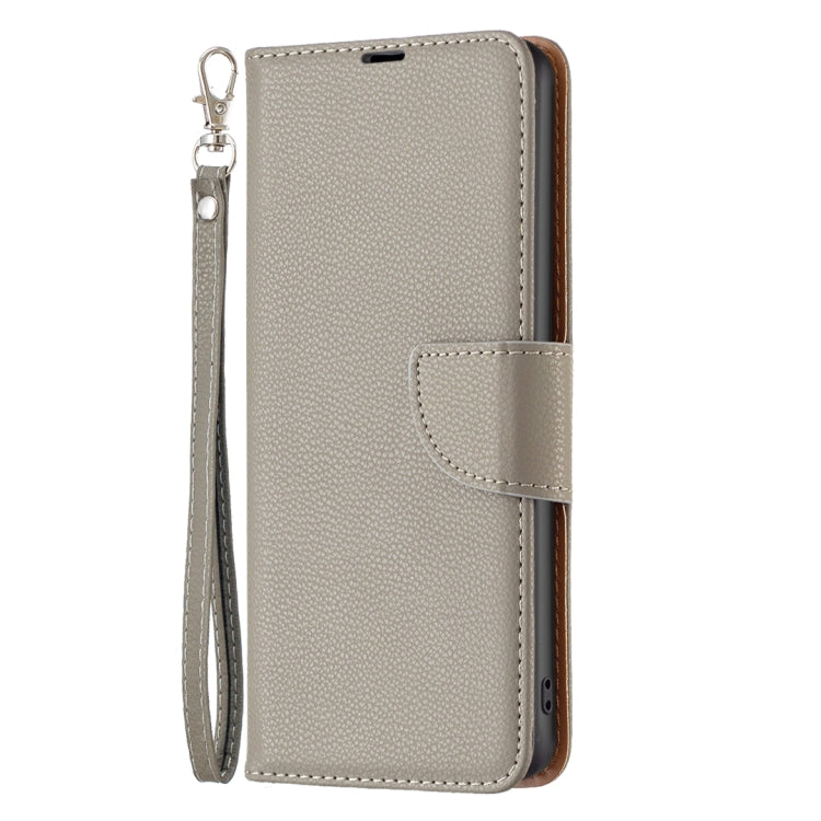 For Samsung Galaxy S25 5G Litchi Texture Pure Color Flip Leather Phone Case(Grey) - free shipping - PMC Jewellery - Order now!