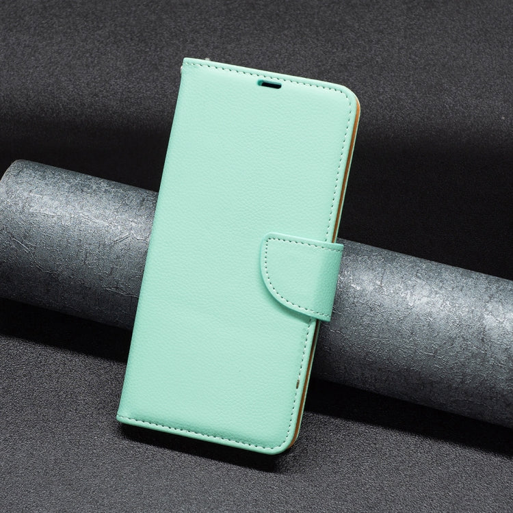 For Samsung Galaxy S25 5G Litchi Texture Pure Color Flip Leather Phone Case(Green) - Galaxy S25 5G Cases by PMC TechLife | Online Shopping South Africa | PMC TechLife | Buy Now Pay Later Mobicred