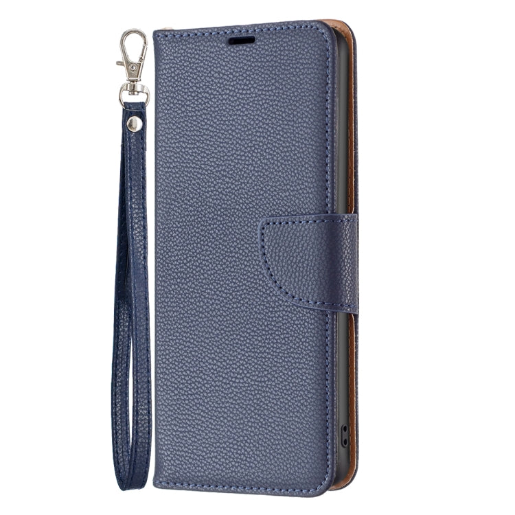 For Samsung Galaxy S25 5G Litchi Texture Pure Color Flip Leather Phone Case(Blue) - Galaxy S25 5G Cases by PMC TechLife | Online Shopping South Africa | PMC TechLife | Buy Now Pay Later Mobicred