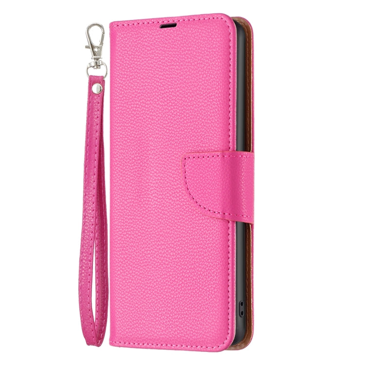 For Samsung Galaxy S25 5G Litchi Texture Pure Color Flip Leather Phone Case(Rose Red) - Galaxy S25 5G Cases by PMC TechLife | Online Shopping South Africa | PMC TechLife | Buy Now Pay Later Mobicred