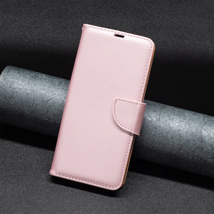 For Samsung Galaxy S25+ 5G Litchi Texture Pure Color Flip Leather Phone Case(Rose Gold) - Galaxy S25+ 5G Cases by PMC TechLife | Online Shopping South Africa | PMC TechLife | Buy Now Pay Later Mobicred