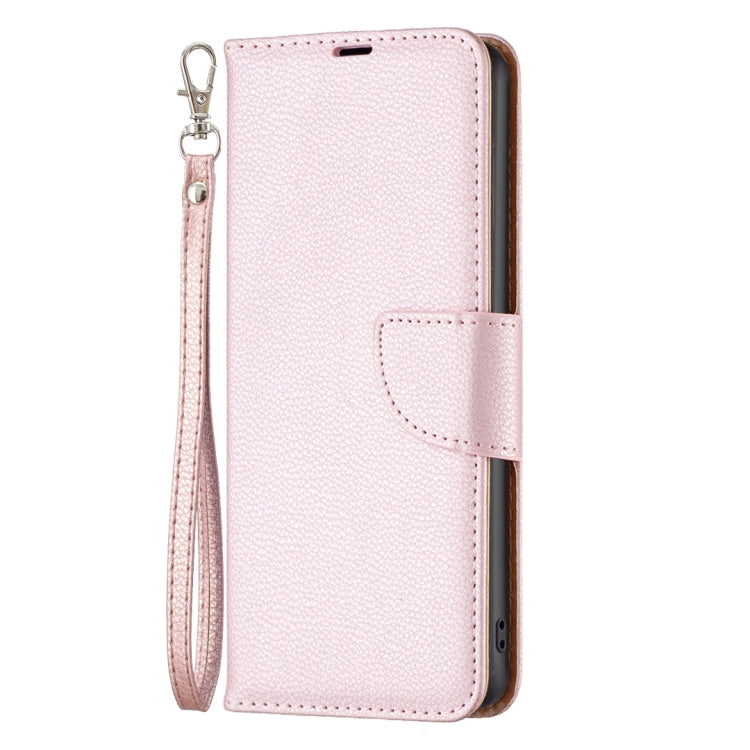 For Samsung Galaxy S25+ 5G Litchi Texture Pure Color Flip Leather Phone Case(Rose Gold) - Galaxy S25+ 5G Cases by PMC TechLife | Online Shopping South Africa | PMC TechLife | Buy Now Pay Later Mobicred