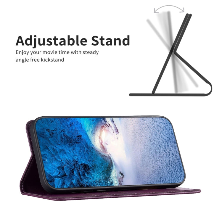 For Samsung Galaxy S25 Ultra 5G Magnetic Leather Phone Case(Dark Purple) - Galaxy S25 Ultra 5G Cases by PMC Jewellery | Online Shopping South Africa | PMC Jewellery | Buy Now Pay Later Mobicred