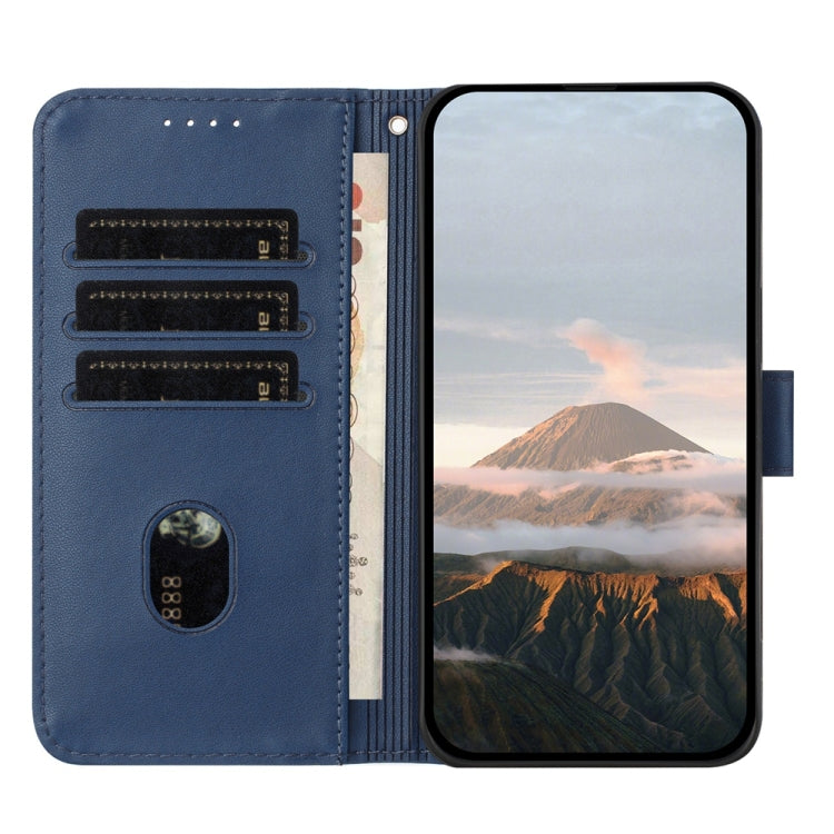 For Tecno Spark Go 2024 Triangle Pattern Buckle Clasp Leather Phone Case(Royal Blue) - free shipping - PMC Jewellery - Order now!