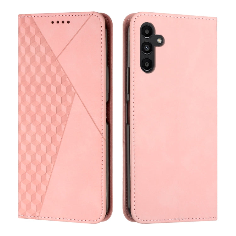 For Samsung Galaxy S25+ / S24+ 5G Diamond Splicing Skin Feel Magnetic Leather Phone Case(Rose Gold) - free shipping - PMC TechLife - Order now!