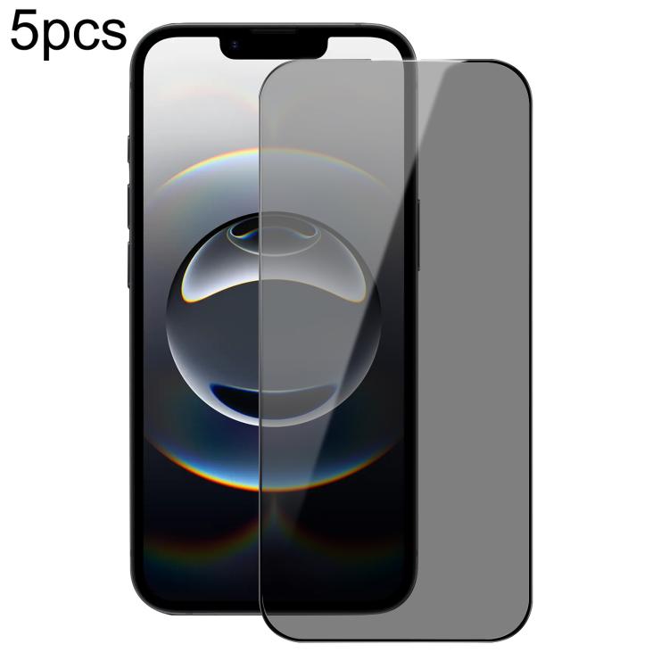 For iPhone 16e 5pcs DUX DUCIS 0.33mm 9H High Aluminum Anti-spy HD Tempered Glass Film - free shipping - PMc TechLife - Order now!