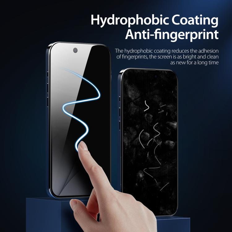 For iPhone 16e 5pcs DUX DUCIS 0.33mm 9H High Aluminum Anti-spy HD Tempered Glass Film - free shipping - PMc TechLife - Order now!