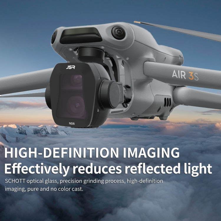 For DJI Air 3S JSR CB Series Drone Lens Filter, Filter:ND16PL - free shipping - PMC TechLife - Order now!