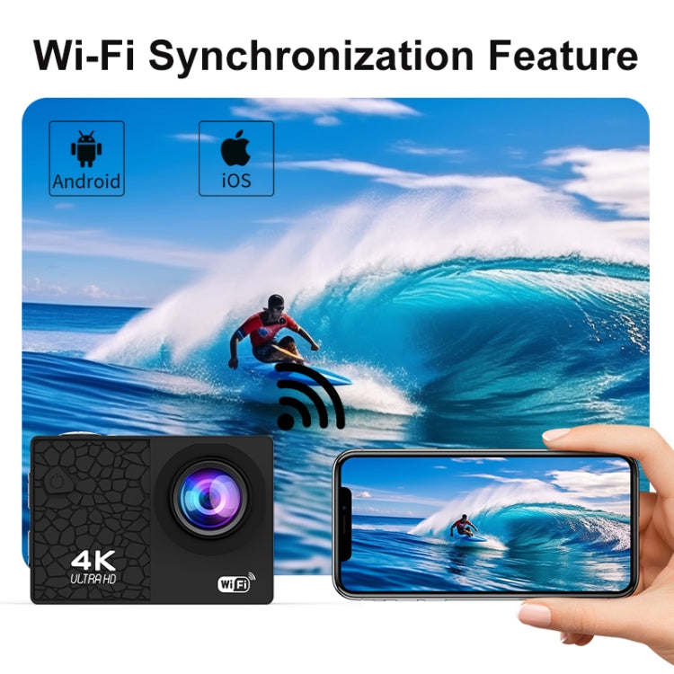 I5-360 2.0 inch IPS HD Screen Wide Angle 4K Action Camera, Specification:without Remote Control - Video Cameras by PMC TechLife | Online Shopping South Africa | PMC TechLife | Buy Now Pay Later Mobicred