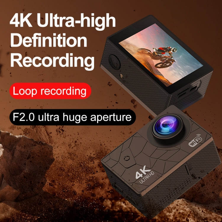 I5-361 2.0 inch IPS HD Screen Wide Angle 4K WiFi Action Camera, Style:without Remote Control - Video Cameras by PMC TechLife | Online Shopping South Africa | PMC TechLife | Buy Now Pay Later Mobicred