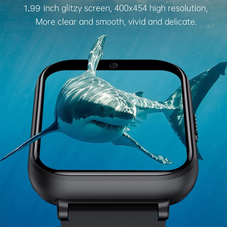 UNIWA DM66 4G Calling Smart Watch, 4GB+64GB, 1.99 inch IPS Screen Android 9.0 Support WiFi GPS(Black) - free shipping - PMC TechLife - Order now!