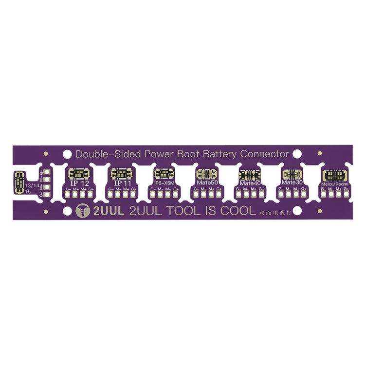 2UUL BT02 Detachable Double Sided Power Boot Battery Connector for iPhone 8 to 15 Pro Max / Android - Test Tools by 2UUL | Online Shopping South Africa | PMC TechLife | Buy Now Pay Later Mobicred