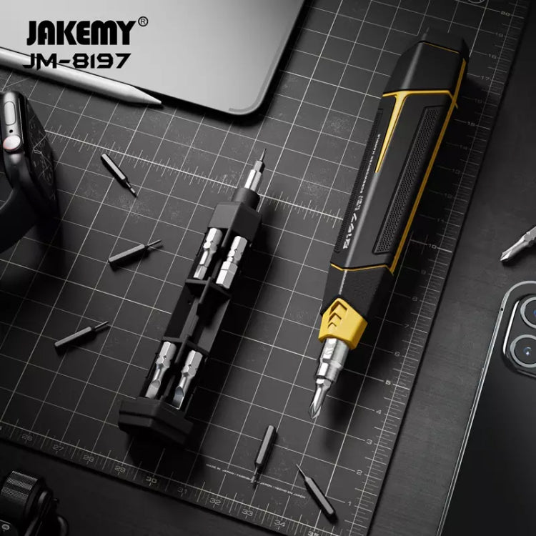 JAKEMY JM-8197 16 in 1 Manual Magnetic High Hardness Precision Screwdriver - Screwdriver Set by JAKEMY | Online Shopping South Africa | PMC TechLife | Buy Now Pay Later Mobicred