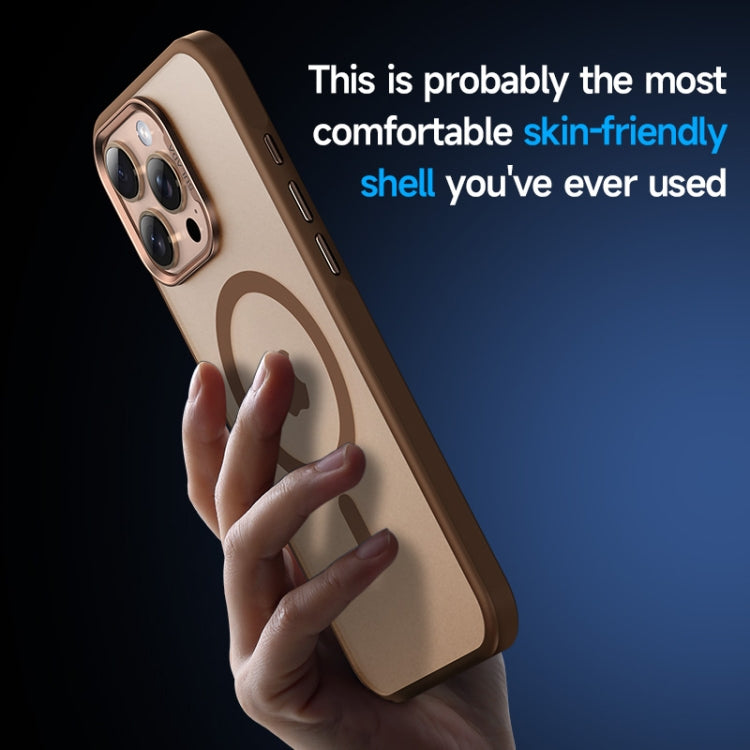 For iPhone 16 SULADA Light Sand MagSafe Magnetic PC Hybrid TPU Phone Case(Blue) - free shipping - PMC Jewellery - Order now!