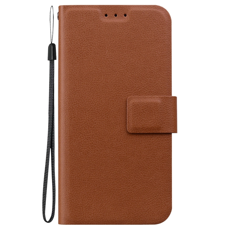 For Samsung Galaxy S25 Ultra 5G Ultra-thin Voltage Magnetic Buckle Leather Phone Case(Brown) - Galaxy S25 Ultra 5G Cases by PMC TechLife | Online Shopping South Africa | PMC TechLife | Buy Now Pay Later Mobicred