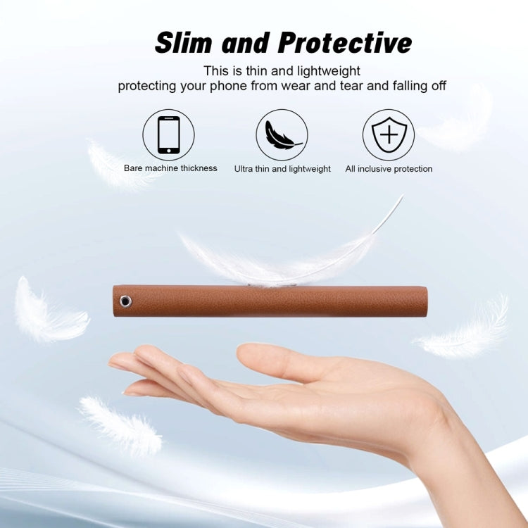 For Samsung Galaxy S25+ 5G Ultra-thin Voltage Magnetic Buckle Leather Phone Case(Brown) - Galaxy S25+ 5G Cases by PMC TechLife | Online Shopping South Africa | PMC TechLife | Buy Now Pay Later Mobicred