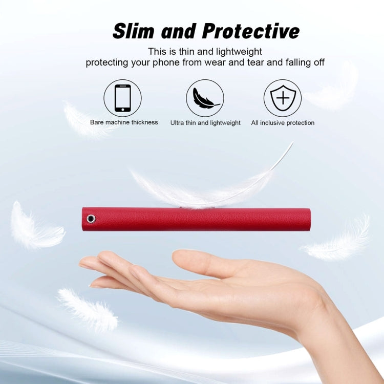 For Samsung Galaxy S25+ 5G Ultra-thin Voltage Magnetic Buckle Leather Phone Case(Red) - Galaxy S25+ 5G Cases by PMC TechLife | Online Shopping South Africa | PMC TechLife | Buy Now Pay Later Mobicred