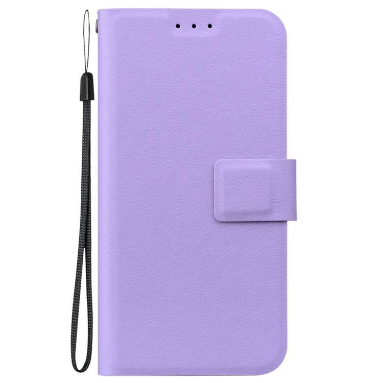 For Samsung Galaxy S25+ 5G Ultra-thin Voltage Magnetic Buckle Leather Phone Case(Purple) - Galaxy S25+ 5G Cases by PMC TechLife | Online Shopping South Africa | PMC TechLife | Buy Now Pay Later Mobicred