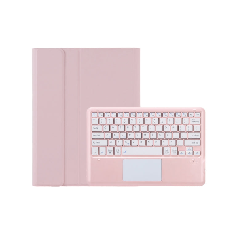 For Xiaomi Pad 6 Max 14 A0N8-A Ultra-thin Detachable Bluetooth Keyboard Leather Tablet Case with Touchpad(Pink White) - free shipping - PMC Jewellery - Order now!