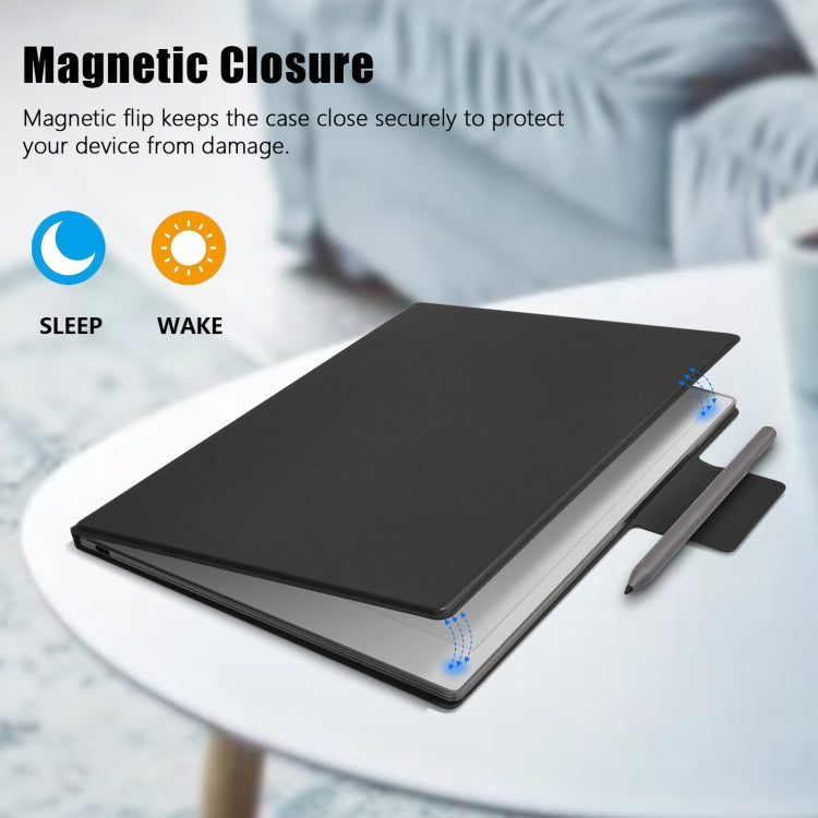 For reMarkable Paper Pro 2024 11.8 inch Imitation Original Smart Leather Tablet Case(Grey) - Lenovo by PMC TechLife | Online Shopping South Africa | PMC TechLife | Buy Now Pay Later Mobicred