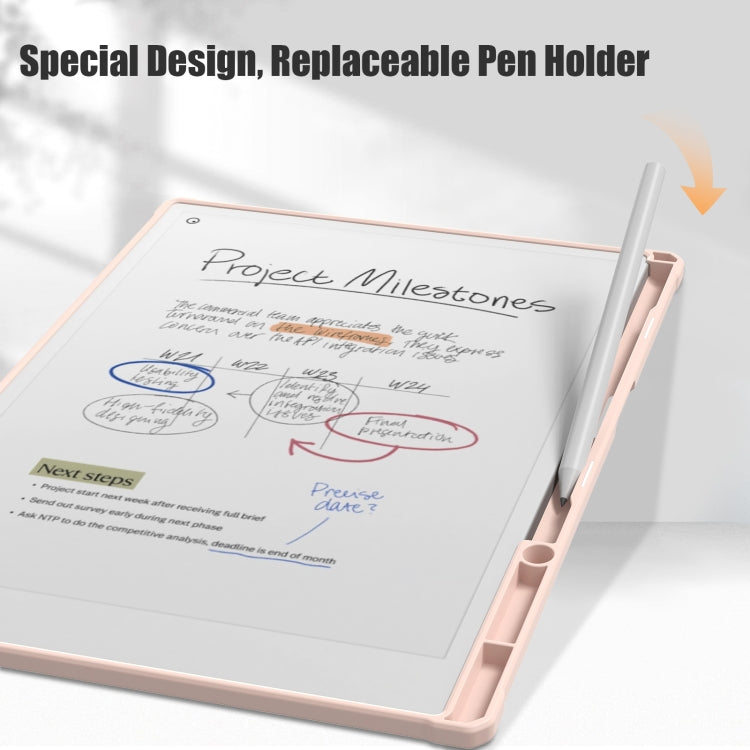 For reMarkable Paper Pro 2024 11.8 inch Acrylic PU Smart Leather Tablet Case(Pink) - Lenovo by PMC TechLife | Online Shopping South Africa | PMC TechLife | Buy Now Pay Later Mobicred