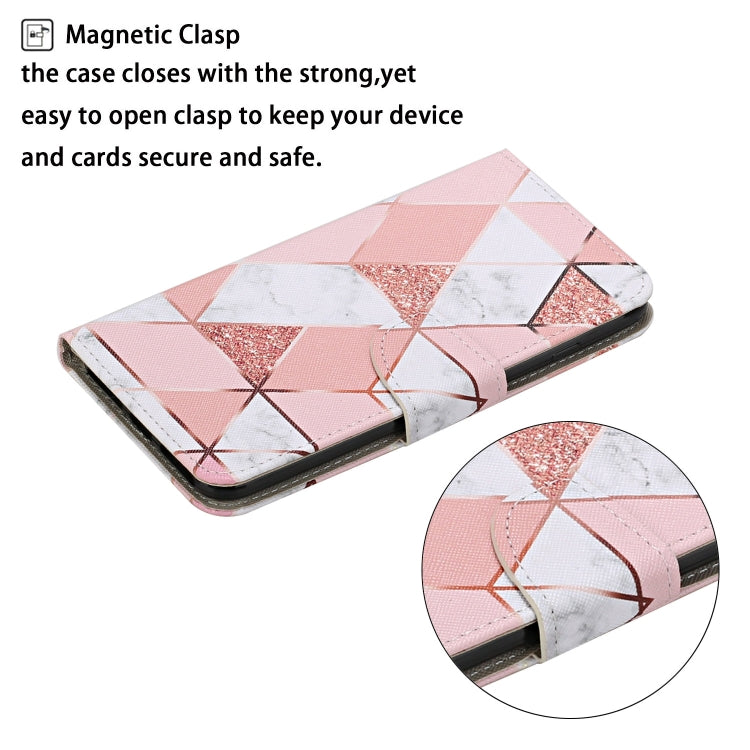 For Samsung Galaxy S25 Ultra 5G Colored Drawing Pattern Leather Phone Case(Marble) - Galaxy S25 Ultra 5G Cases by PMC Jewellery | Online Shopping South Africa | PMC Jewellery | Buy Now Pay Later Mobicred