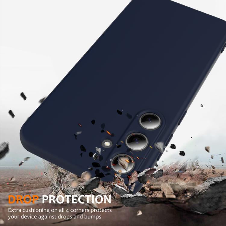 For Samsung Galaxy S25+ 5G Shockproof Silicone Magsafe Phone Case(Navy Blue) - Galaxy S25+ 5G Cases by PMC Jewellery | Online Shopping South Africa | PMC Jewellery | Buy Now Pay Later Mobicred
