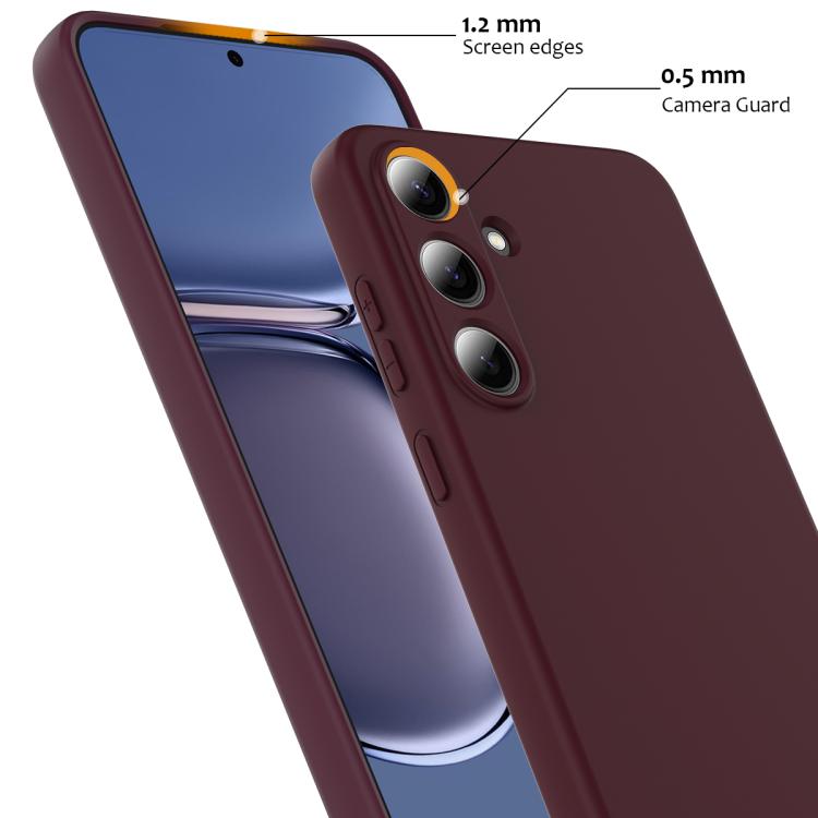 For Samsung Galaxy S25+ 5G Shockproof Silicone Magsafe Phone Case(Plum Color) - Galaxy S25+ 5G Cases by PMC Jewellery | Online Shopping South Africa | PMC Jewellery | Buy Now Pay Later Mobicred