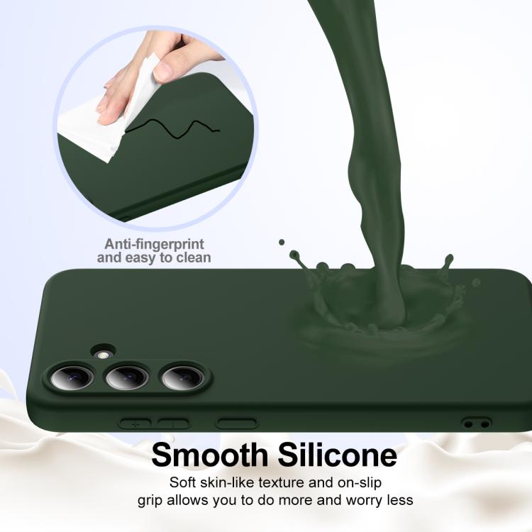 For Samsung Galaxy S25+ 5G Shockproof Silicone Magsafe Phone Case(Dark Green) - Galaxy S25+ 5G Cases by PMC Jewellery | Online Shopping South Africa | PMC Jewellery | Buy Now Pay Later Mobicred