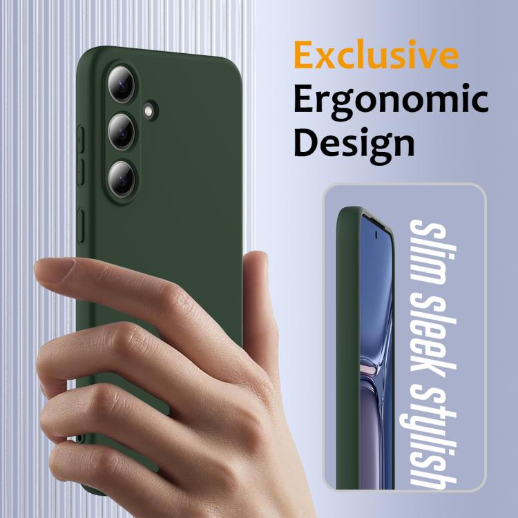 For Samsung Galaxy S25 5G Shockproof Silicone Magsafe Phone Case(Dark Green) - Galaxy S25 5G Cases by PMC Jewellery | Online Shopping South Africa | PMC Jewellery | Buy Now Pay Later Mobicred