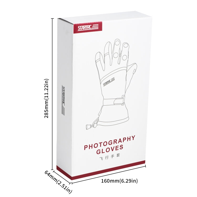 STARTRC Universal Drone Remote Control Photography Gloves Winter Warm Gloves, Size:XL(Black) - free shipping - PMC TechLife - Order now!