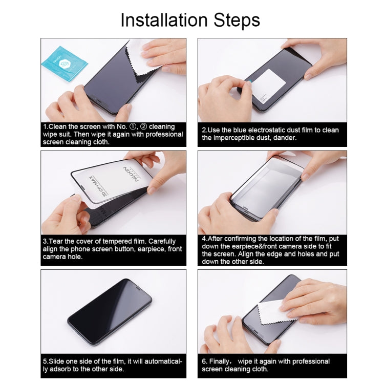 For iPhone 16 Pro Max NILLKIN 3D CP+MAX Anti-Explosion Full Coverage Tempered Glass Film - free shipping - PMC Jewellery - Order now!