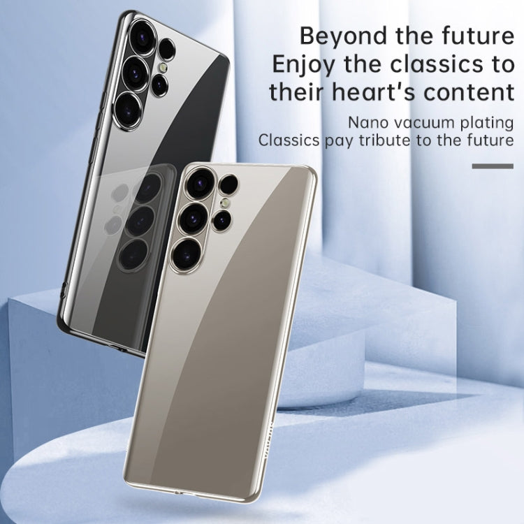 For Samsung Galaxy S25+ 5G SULADA Electroplating Frosted TPU Phone Case(Grey) - free shipping - PMC Jewellery - Order now!