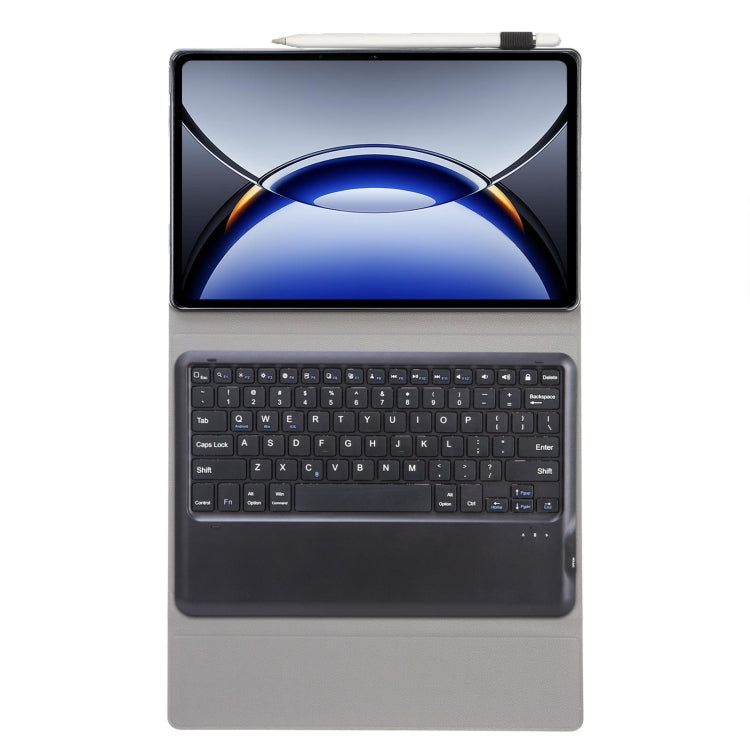 For OPPO Pad 3 12.1inch OP15-A TPU Ultra-thin Detachable Bluetooth Keyboard Leather Case with Touchpad(Black) - OPPO Keyboard by PMC Jewellery | Online Shopping South Africa | PMC Jewellery | Buy Now Pay Later Mobicred