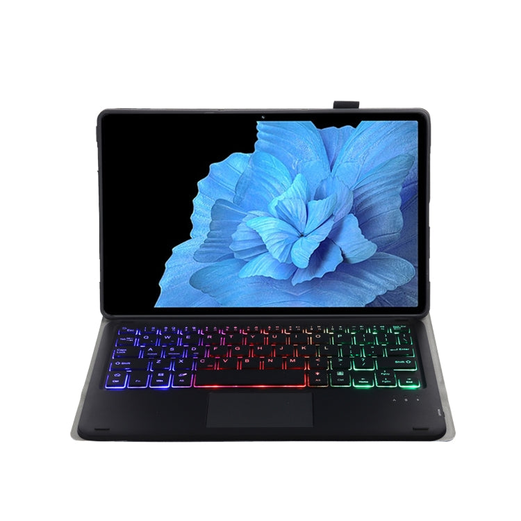 For vivo Pad 11 inch AV11-AS TPU Ultra-thin Detachable Backlight Bluetooth Keyboard Leather Case with Touchpad(Black) - free shipping - PMC Jewellery - Order now!