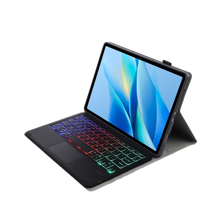 For vivo Pad Air / iQOO Pad 11.5 AV13-AS TPU Ultra-thin Detachable Backlight Bluetooth Keyboard Leather Case with Touchpad(Black) - free shipping - PMC Jewellery - Order now!