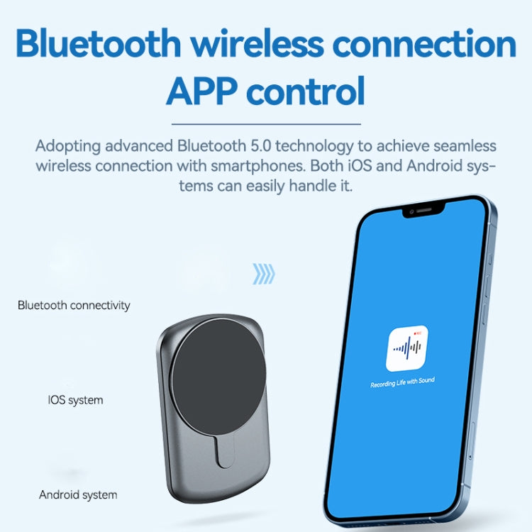 A1A Strong Magnetic Mobile Call Voice Recorder APP Recording Version, Memory:32GB(Black) - Recording Pen by PMC TechLife | Online Shopping South Africa | PMC TechLife | Buy Now Pay Later Mobicred