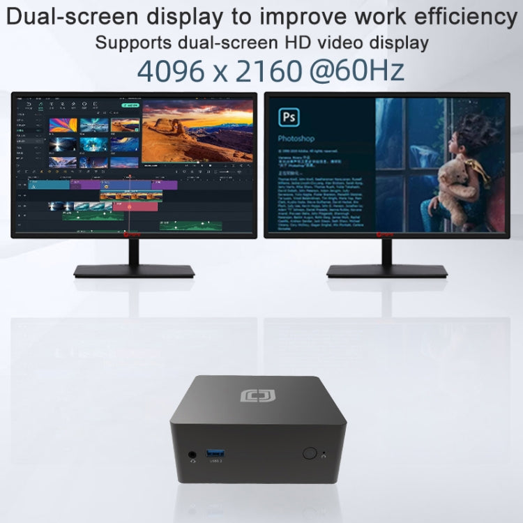 Jumper N305Hi Mini PC, Intel Alder Lake-N i3-N305 Octa-core 3.8GHz, RAM: 16GB, ROM: 512GB(EU Plug) - free shipping - PMc TechLife - Order now!
