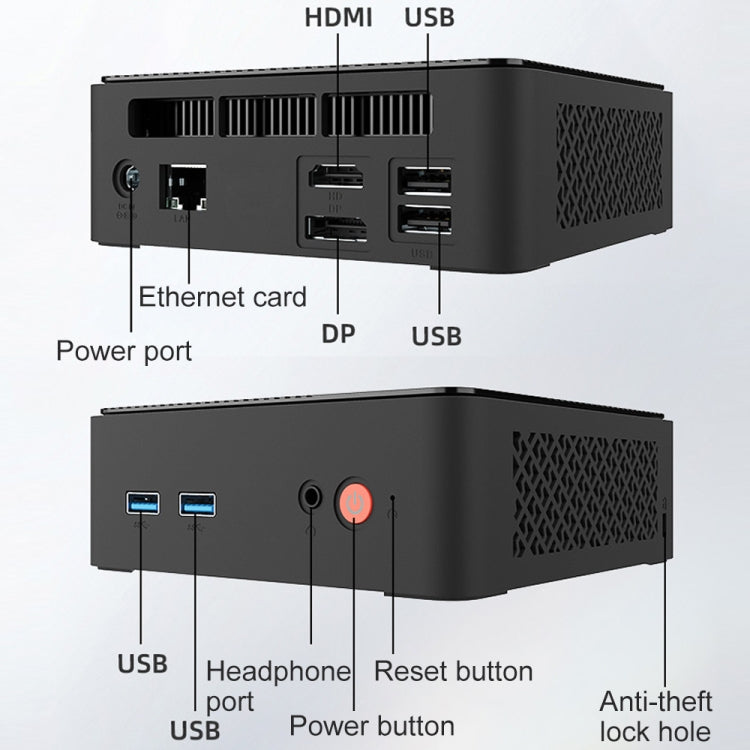 Jumper N100 II Mini PC, Intel 12th Generation Alder Lake-N N100 Quad-core 3.4GHz, RAM: 8GB, ROM: 256GB, Support HDMI(US Plug) - free shipping - PMc TechLife - Order now!