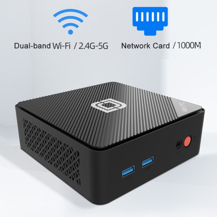 Jumper N100 II Mini PC, Intel 12th Generation Alder Lake-N N100 Quad-core 3.4GHz, RAM: 8GB, ROM: 256GB, Support HDMI(US Plug) - free shipping - PMc TechLife - Order now!