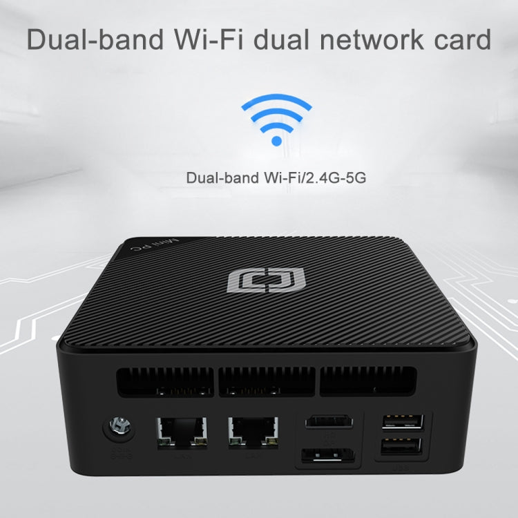 Jumper N100 Pro II Mini PC, Intel 12th Generation Alder Lake-N N100 Quad-core Dual RJ45, RAM: 8GB, ROM: 256GB(US Plug) - free shipping - PMc TechLife - Order now!