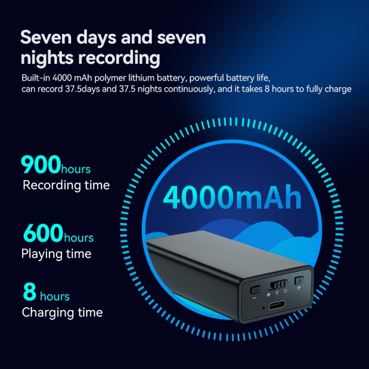 Q65 Long-lasting Magnetic Intelligent Voice Recording Pen, Memory:16GB(Black) - free shipping - PMC TechLife - Order now!