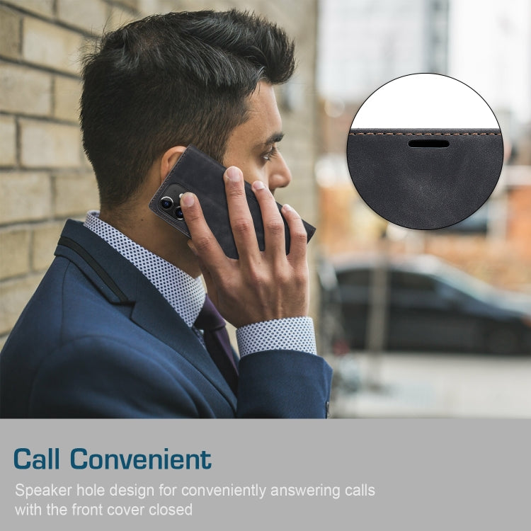 For iPhone 12 / 12 Pro CaseMe-013 Multifunctional Retro Frosted Horizontal Flip Leather Case with Card Slot & Holder & Wallet(Black) - iPhone 12 / 12 Pro Cases by CaseMe | Online Shopping South Africa | PMC Jewellery | Buy Now Pay Later Mobicred