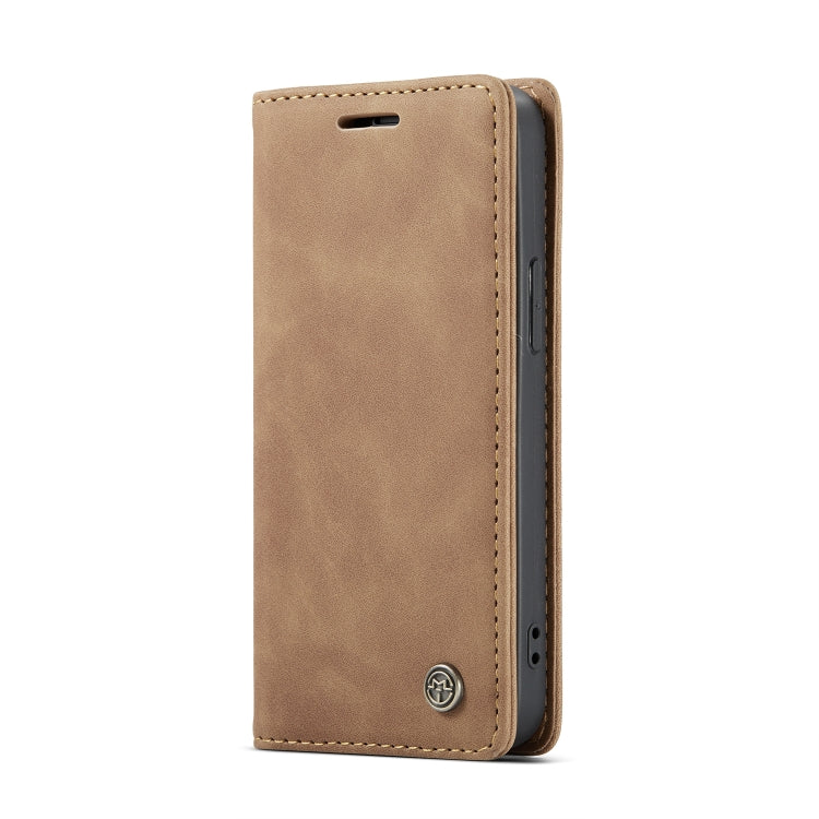 For iPhone 12 mini CaseMe-013 Multifunctional Retro Frosted Horizontal Flip Leather Case with Card Slot & Holder & Wallet(Brown) - iPhone 12 mini Cases by CaseMe | Online Shopping South Africa | PMC Jewellery | Buy Now Pay Later Mobicred